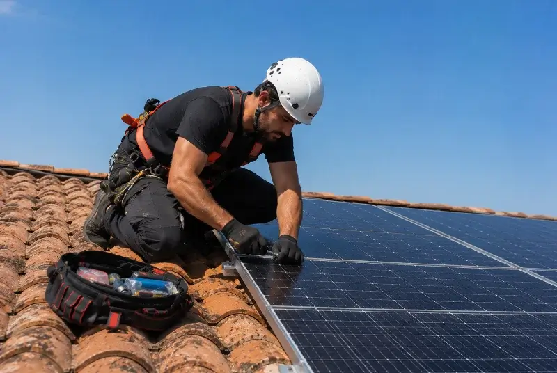 Maintenance et monitoring de panneaux solaires à Sessenheim